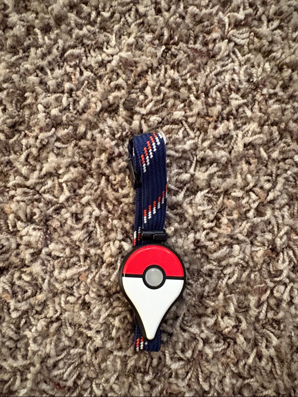 Pokemon GO Plus Accessory - Red and White with band Excellent
